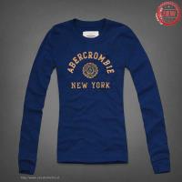 dames abercrombie fitch lang tees blauw new york Shop Groningen m4xed702